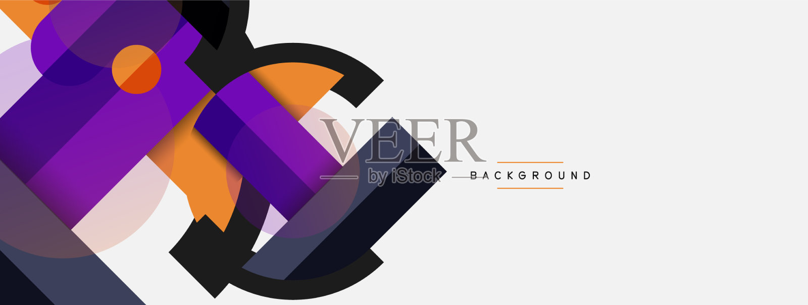 圆形几何图形，直线和圆插画图片素材