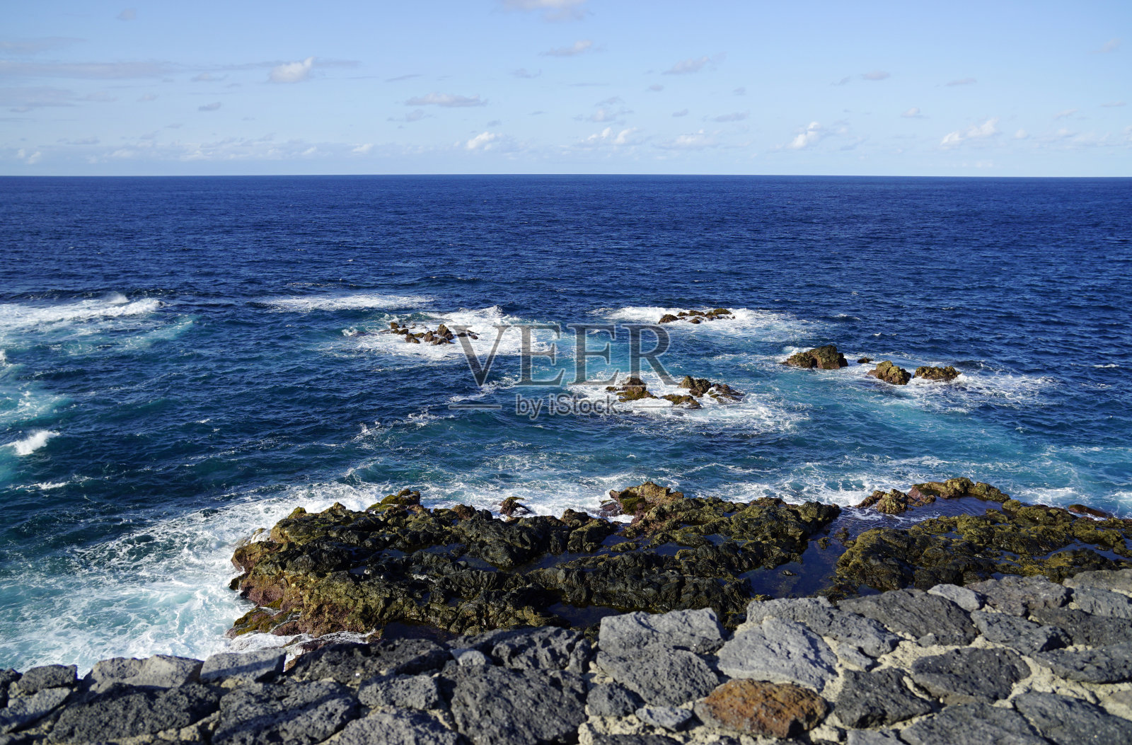 亚速尔群岛SAO miguel岛上令人惊叹的绿色景观照片摄影图片