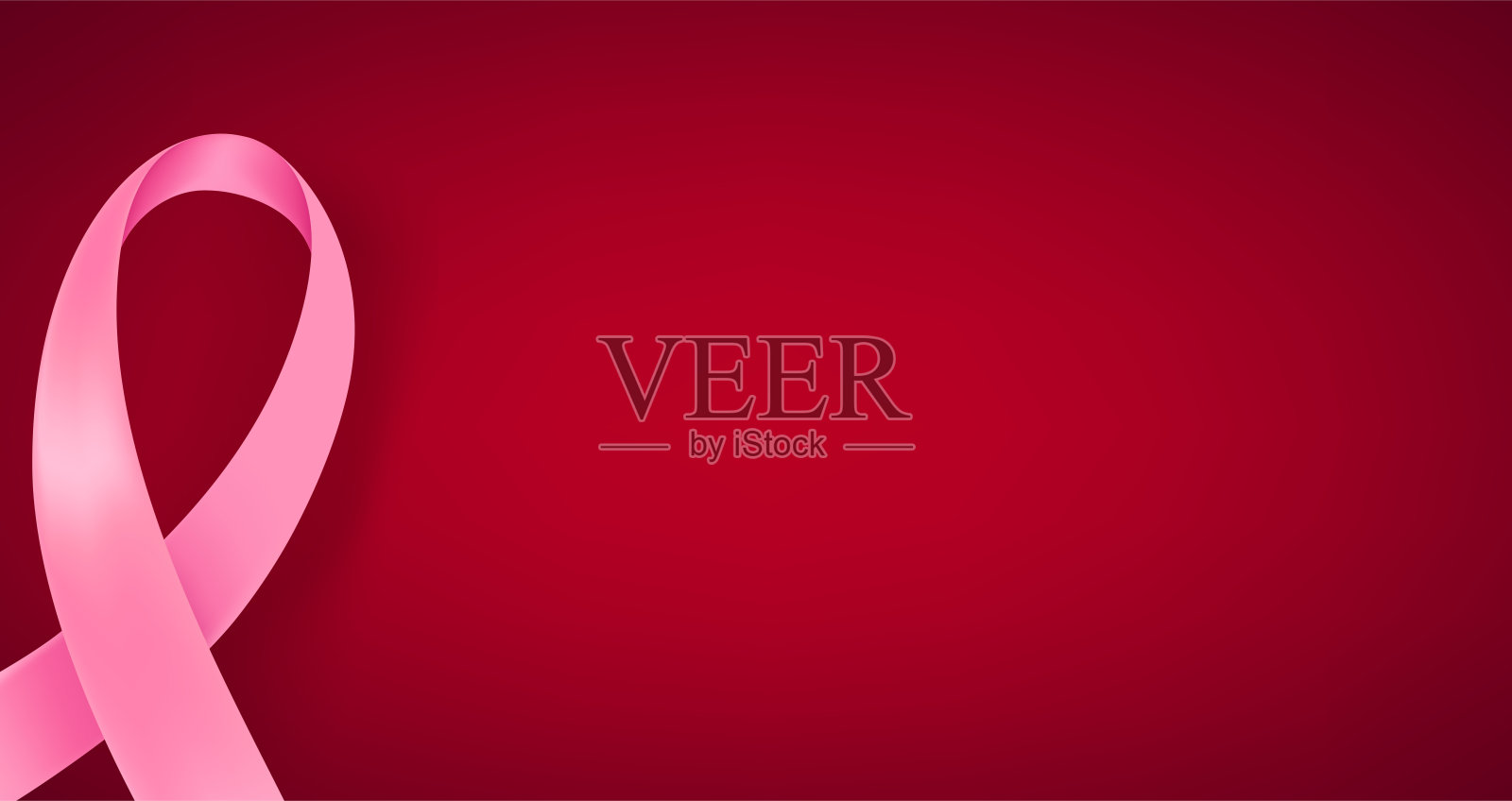 乳腺癌宣传月的概念插画图片素材