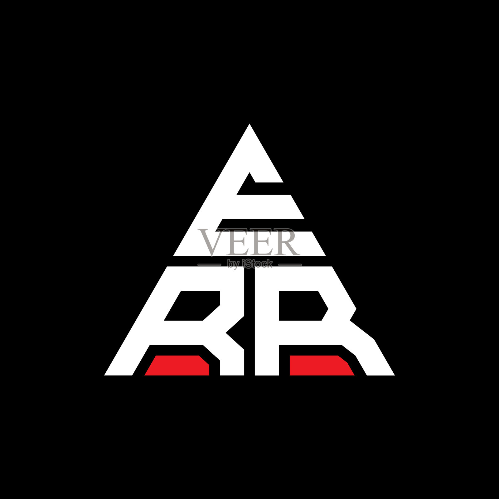 Err三角形字母标志设计用三角形插画图片素材