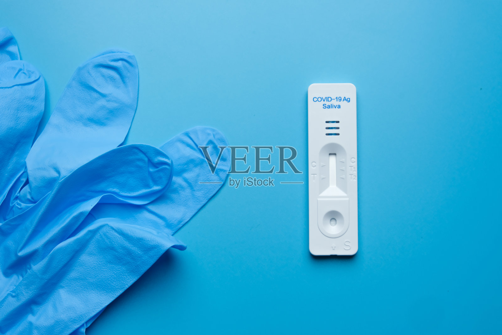 Covid-19自检试剂盒照片摄影图片