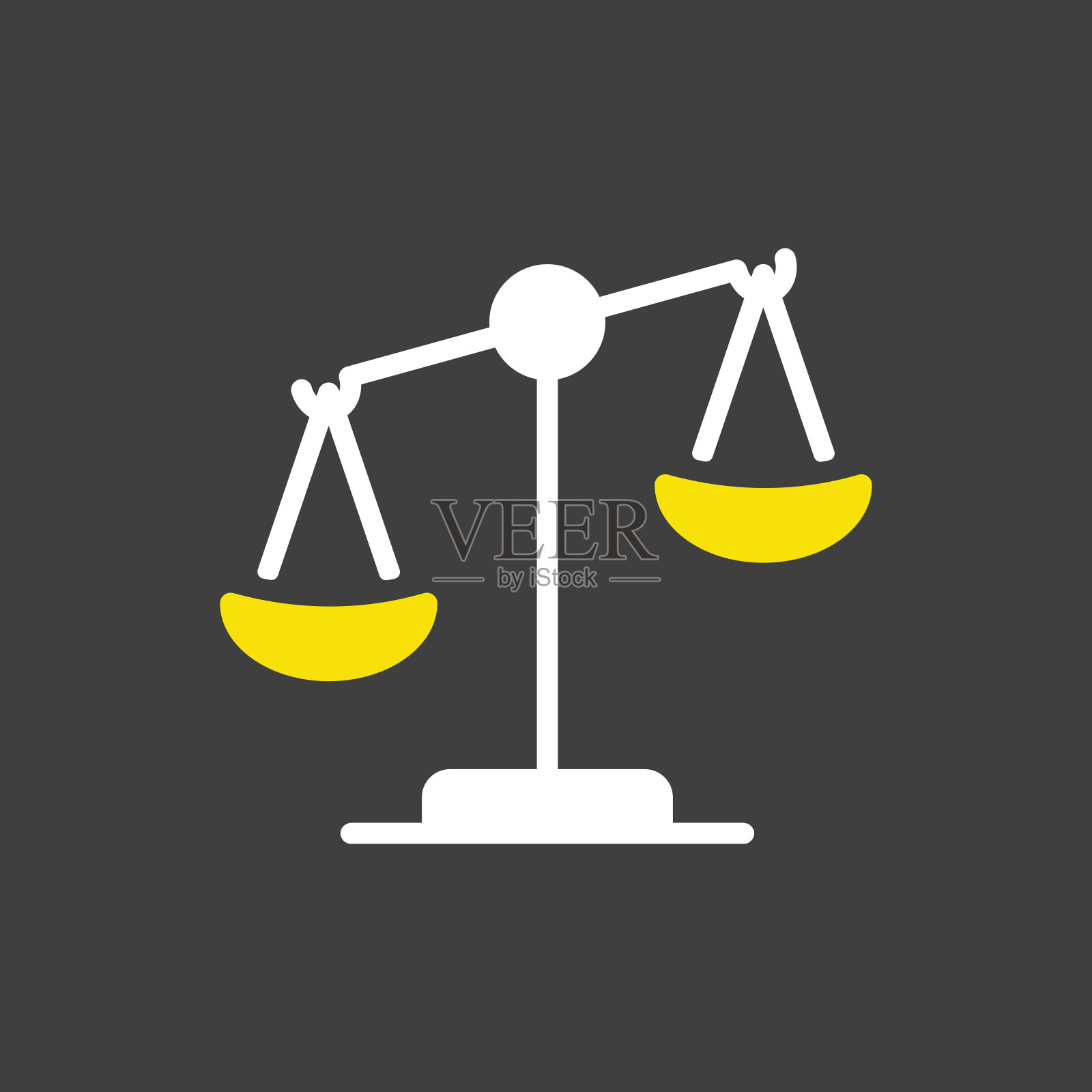 法律尺度矢量图标，司法大纲图标插画图片素材