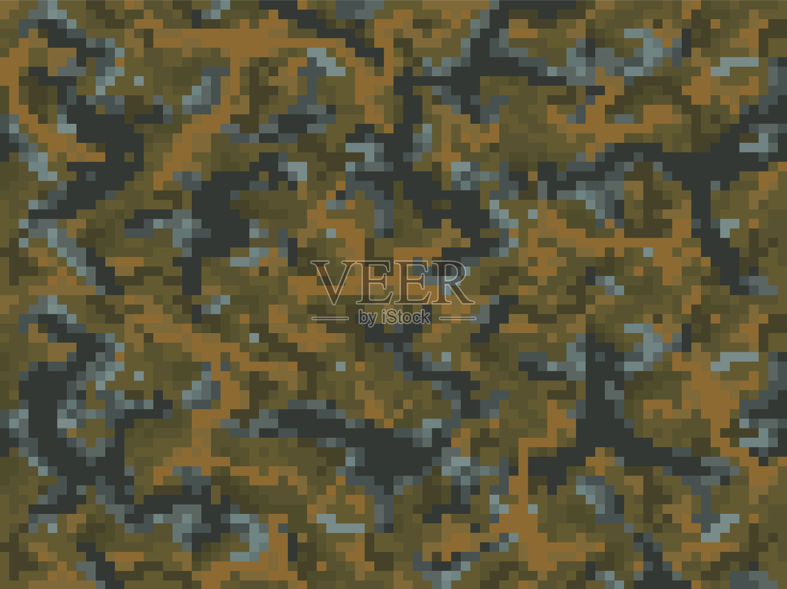 伪装像素游戏立方图案背景插画图片素材