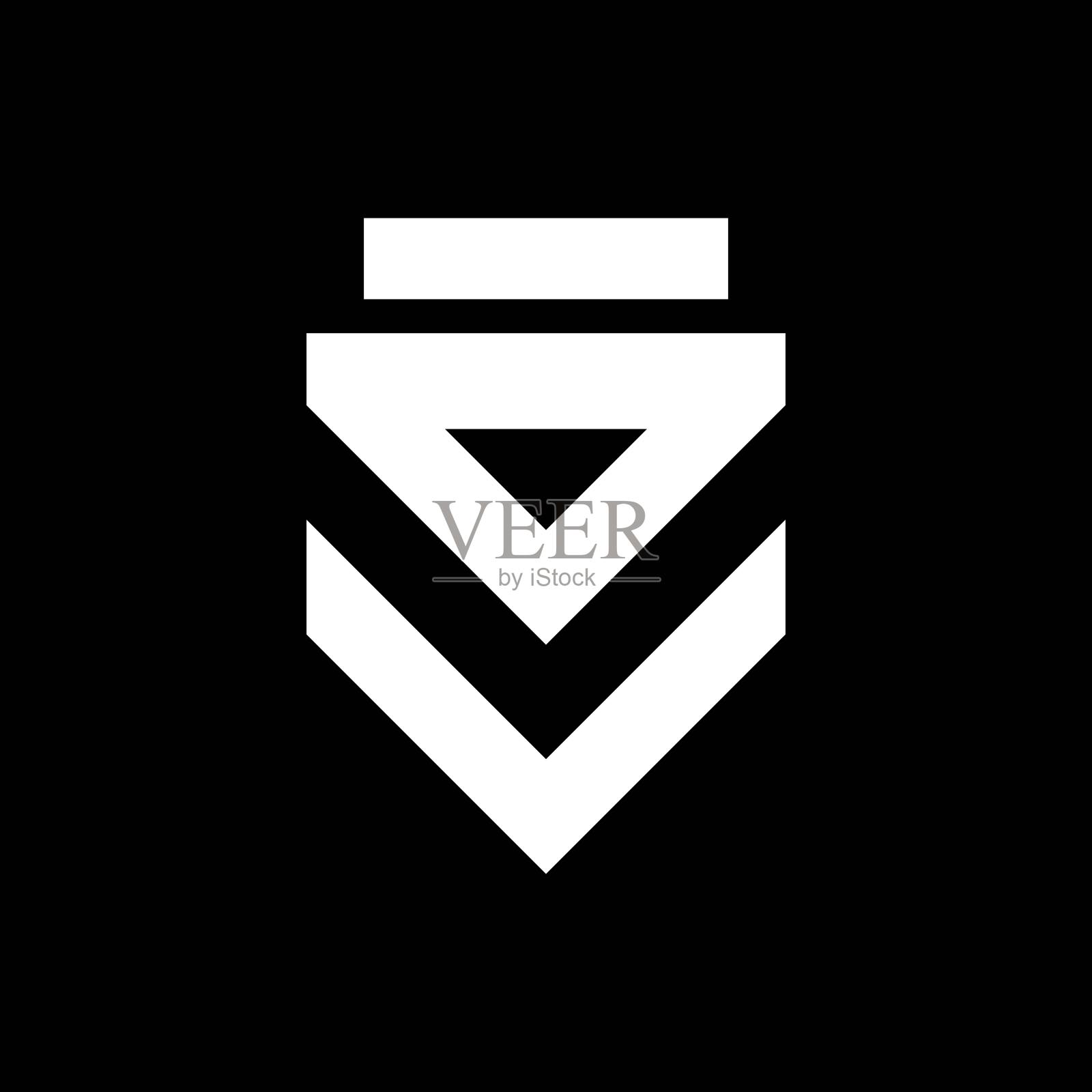 支柱标志模板插画图片素材