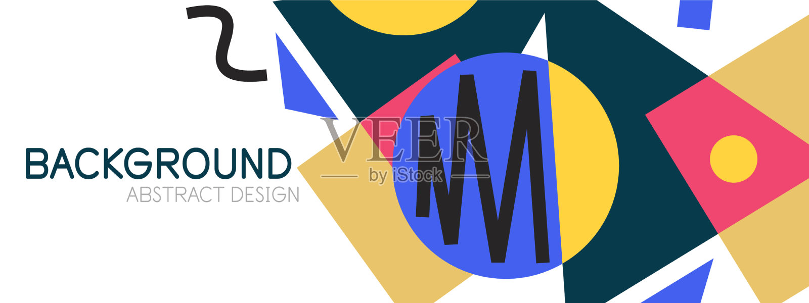 抽象的背景块线三角形插画图片素材