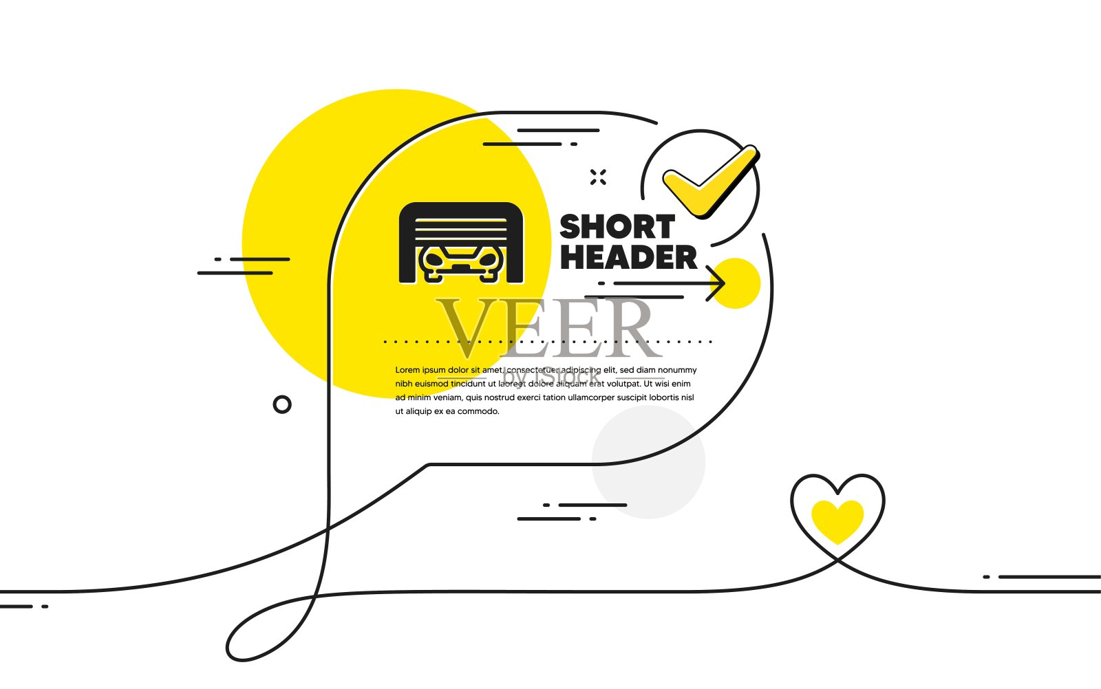 停车场图标。汽车公园的迹象。向量插画图片素材