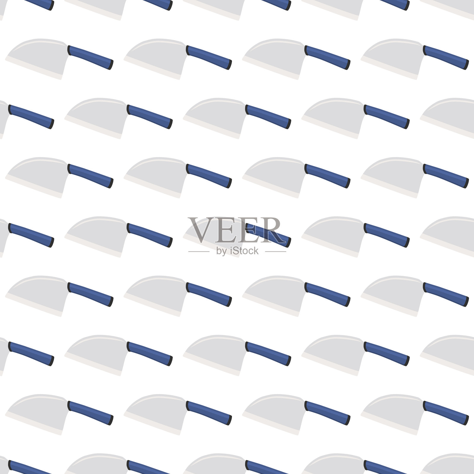 在主题图案钢轴与木柄插画图片素材