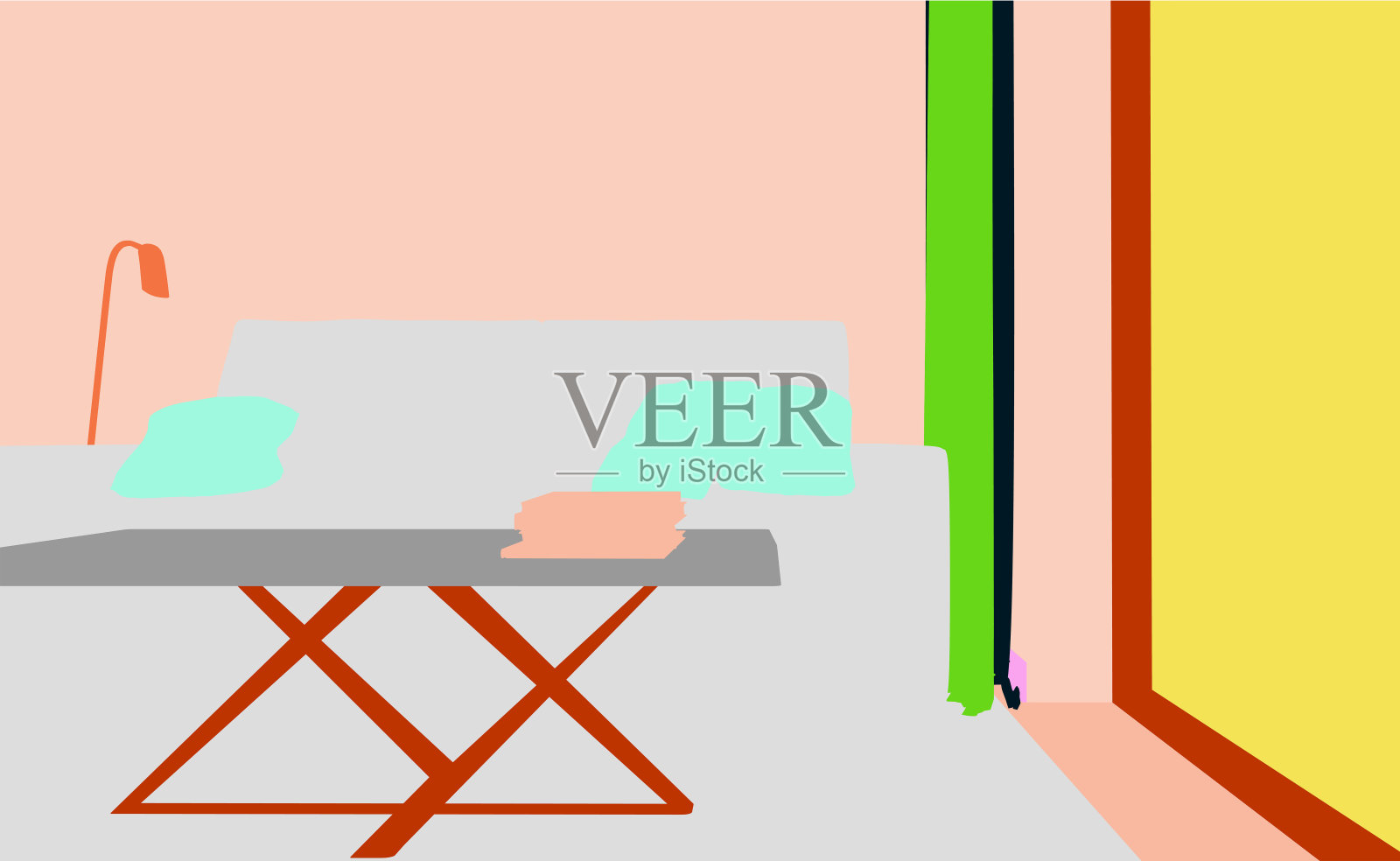 后期制作层修改基础渲染图像和提取单独的元素。插画图片素材