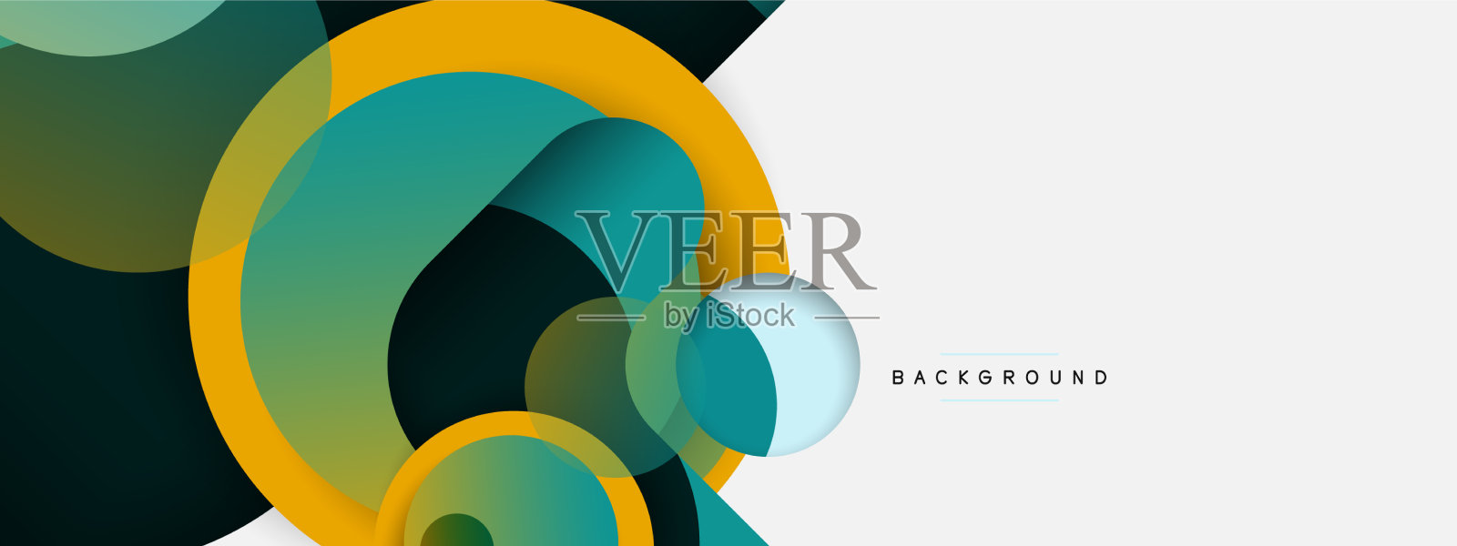 圆形和圆形形状抽象的背景插画图片素材