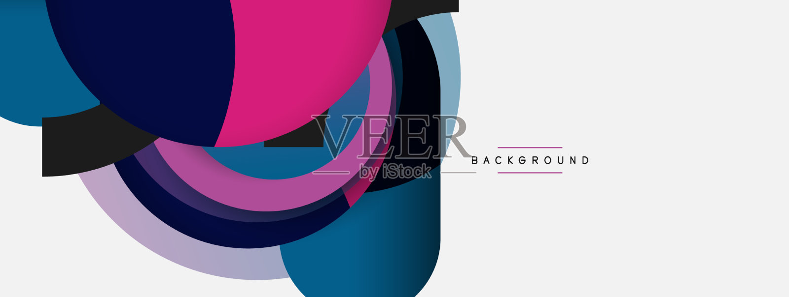 圆形和圆形形状抽象的背景插画图片素材