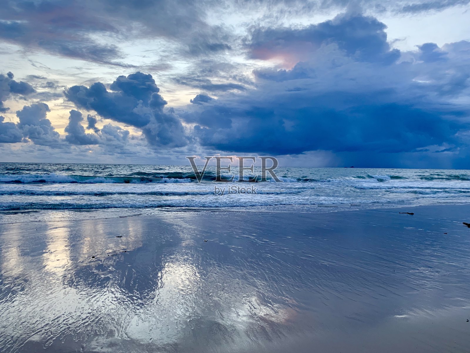 海滩风景宁静照片摄影图片