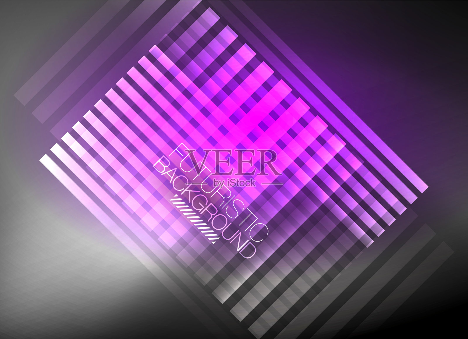 明亮的霓虹灯色彩技术抽象背景插画图片素材