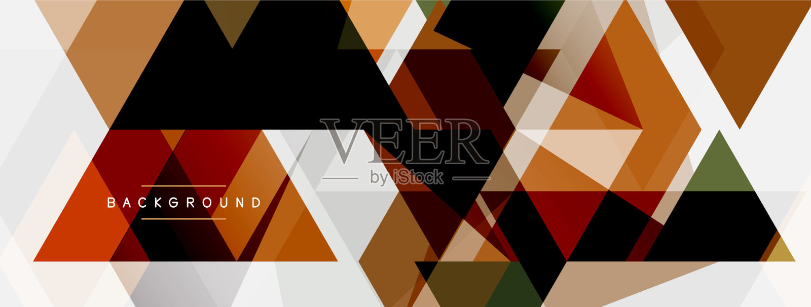 马赛克三角形几何背景技术或插画图片素材