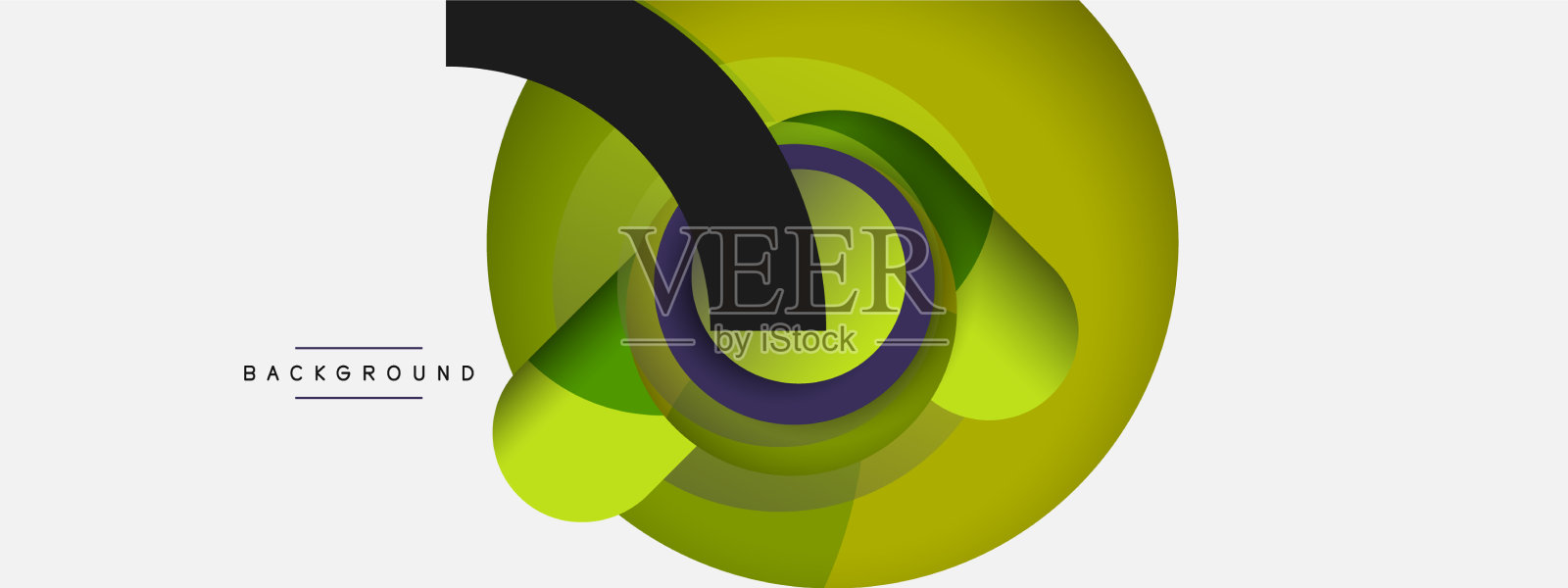 圆形的形状是最小的几何图形插画图片素材