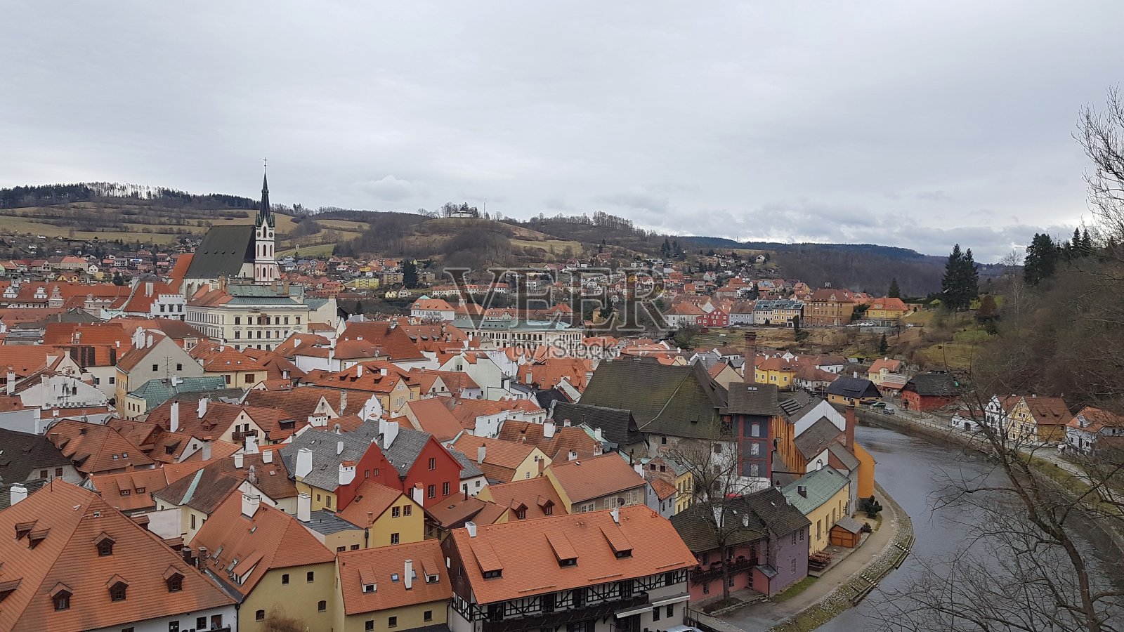 布拉格的风景。照片摄影图片