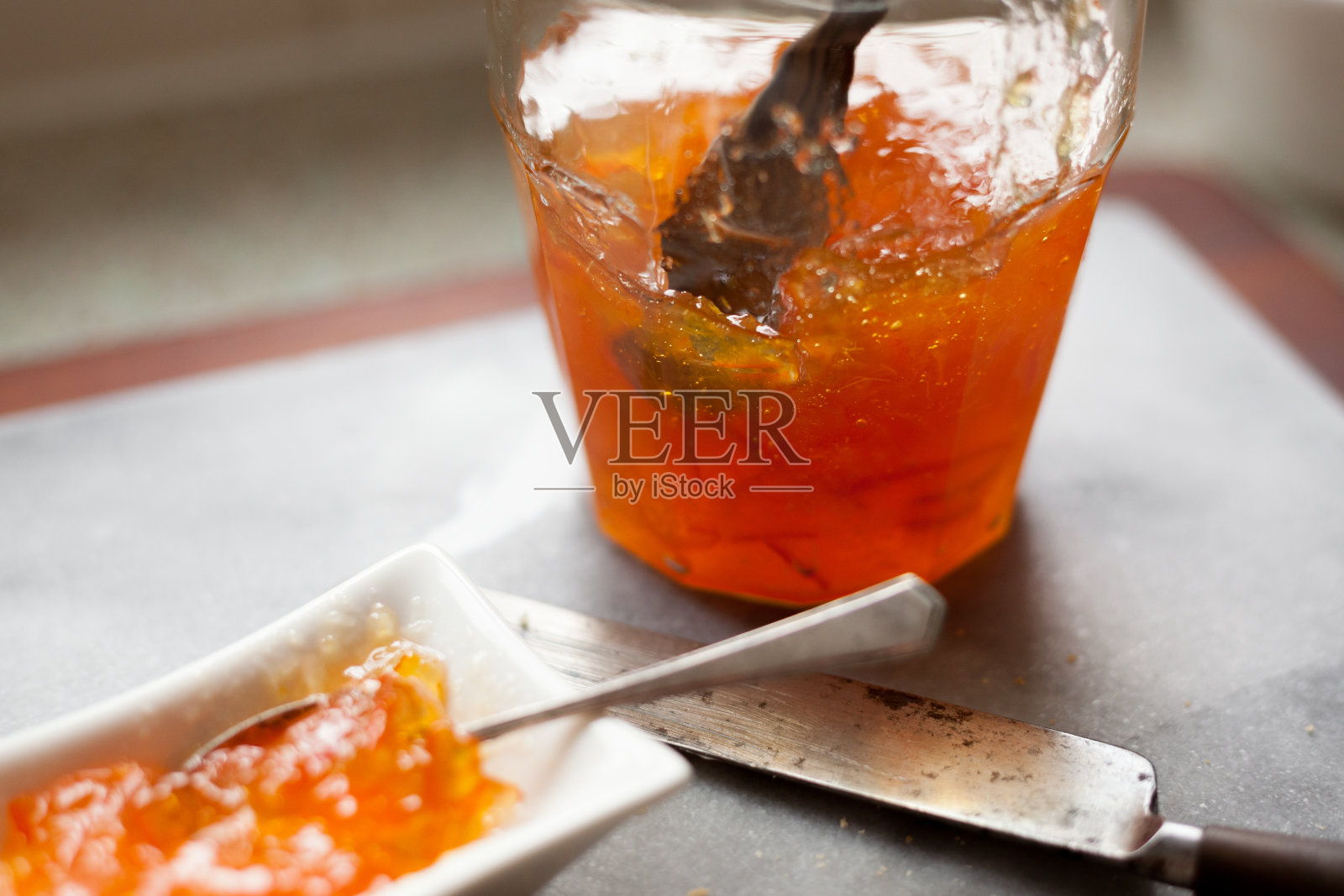 烘烤系列——苦橙果酱司康饼照片摄影图片