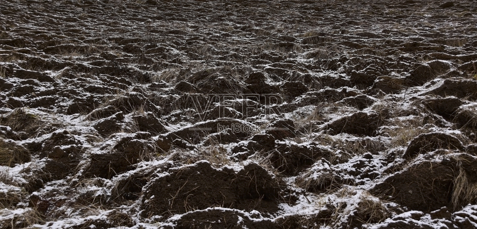 乌拉尔西部深秋的可耕地照片摄影图片