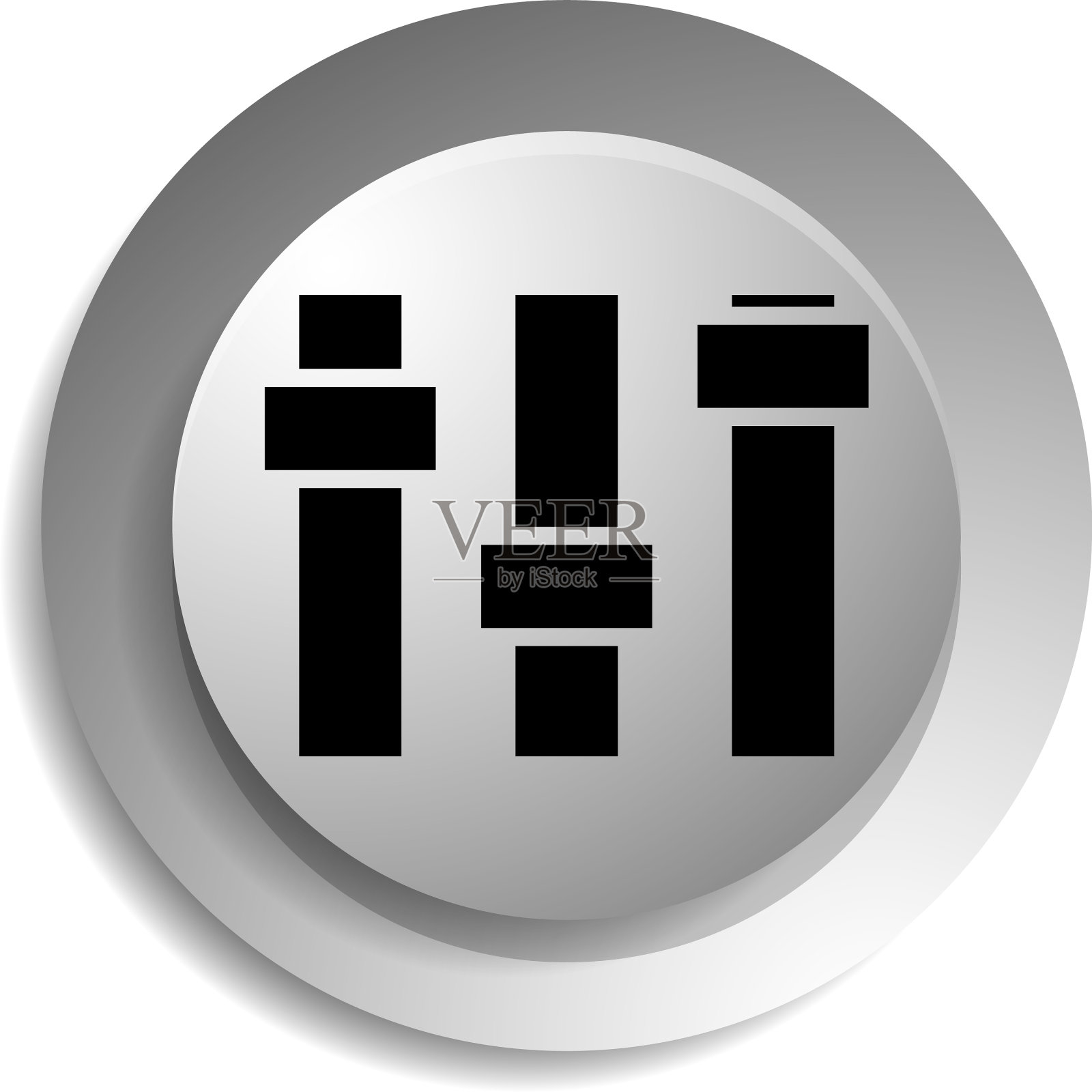 带有操纵杆旋钮的调节器滑块调谐器滑动杆插画图片素材