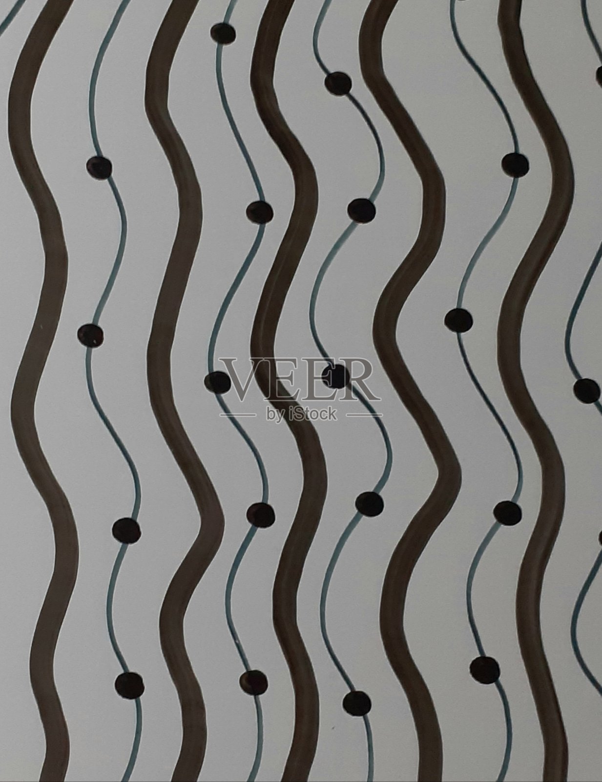 黑白垫套设计插画图片素材