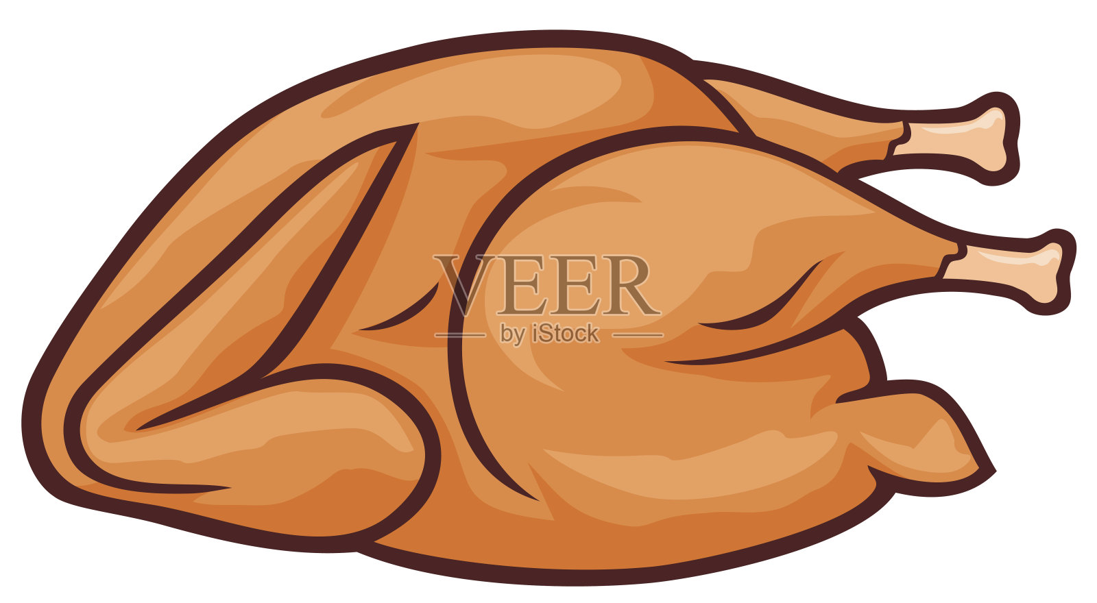 炸鸡插画图片素材