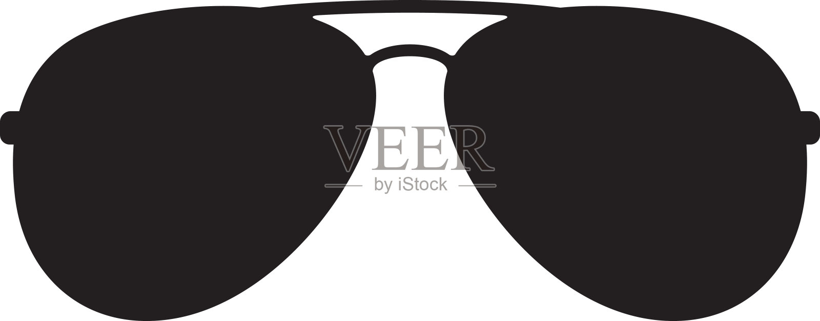 飞行员太阳镜设计元素图片