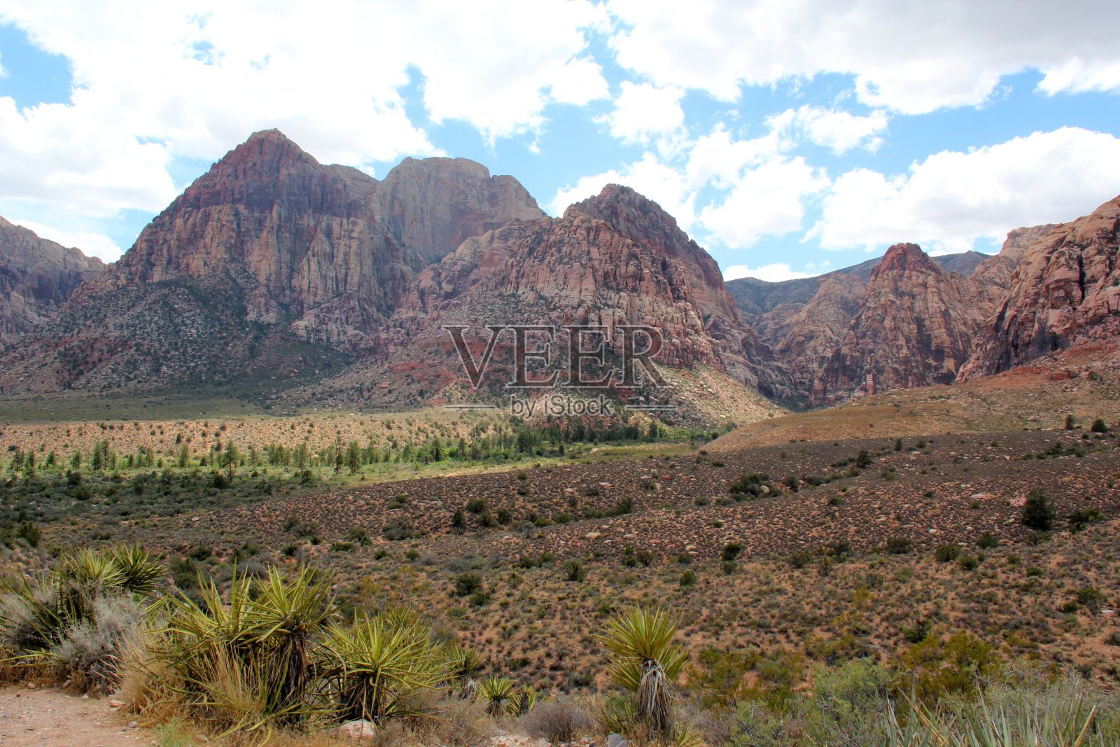 内华达州沙漠山脉背景全景照片摄影图片