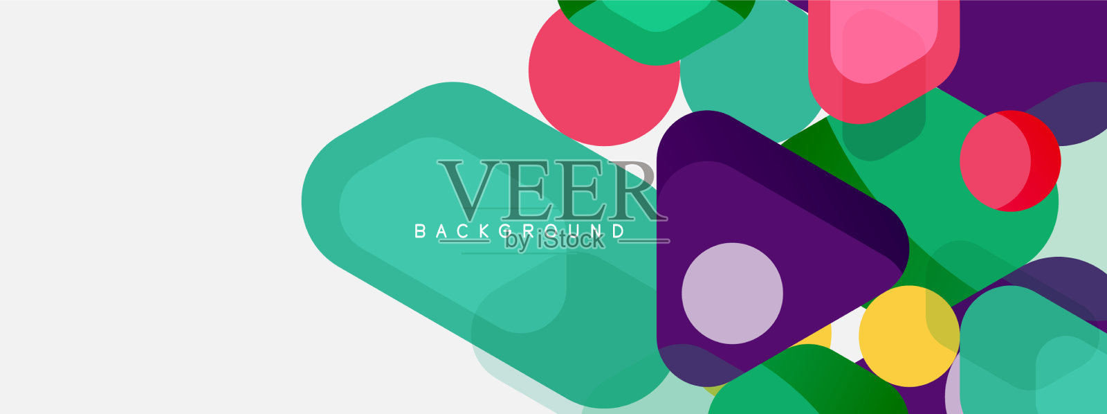 抽象圆形几何图形和圆形插画图片素材