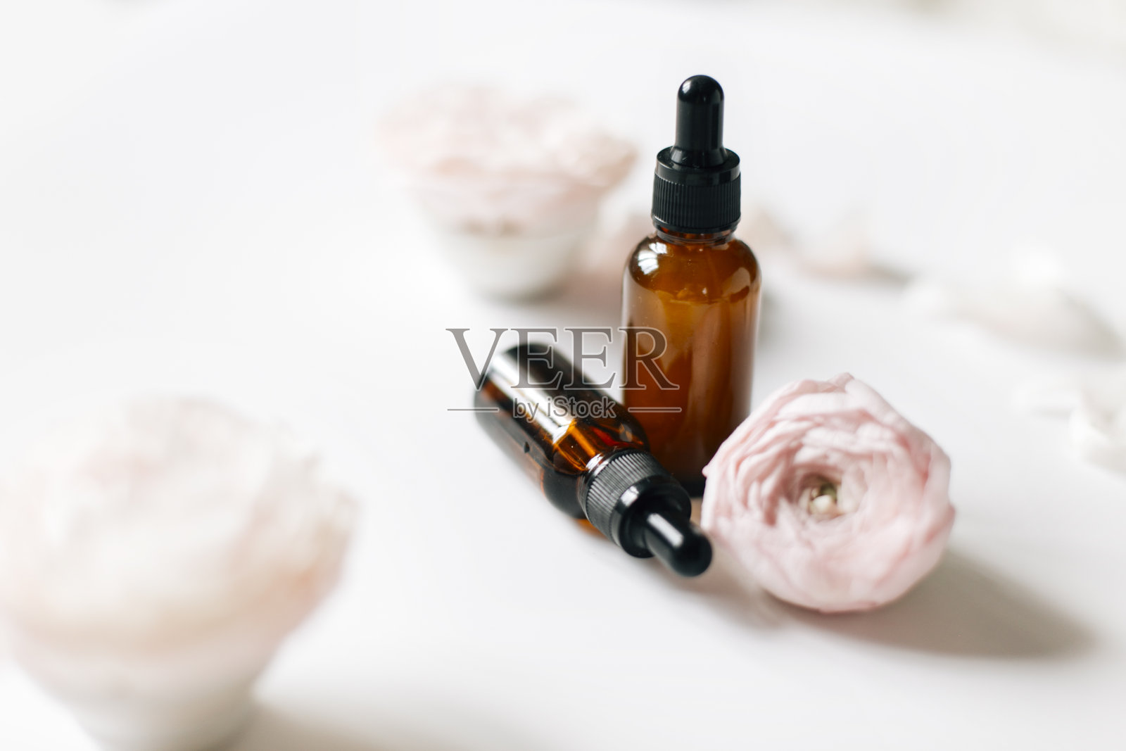 天然美容产品。生态美容护肤理念照片摄影图片