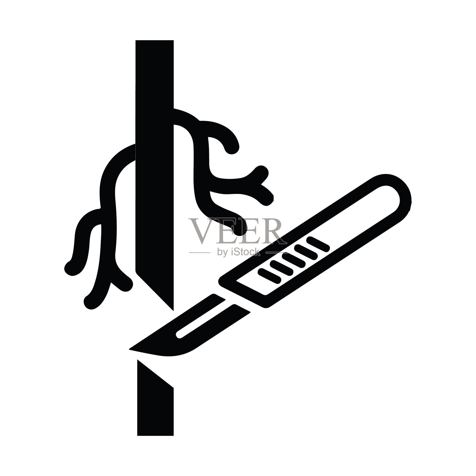 医疗保健或血管外科图标插画图片素材