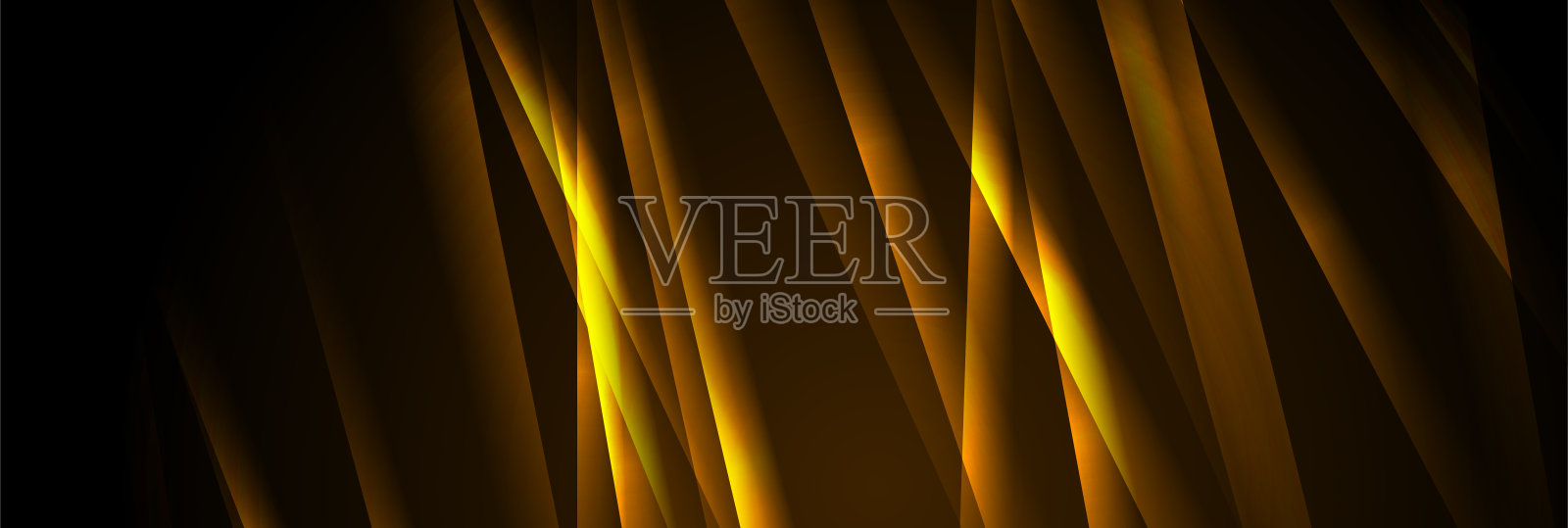 发光的霓虹灯橙色条纹技术最小的背景插画图片素材