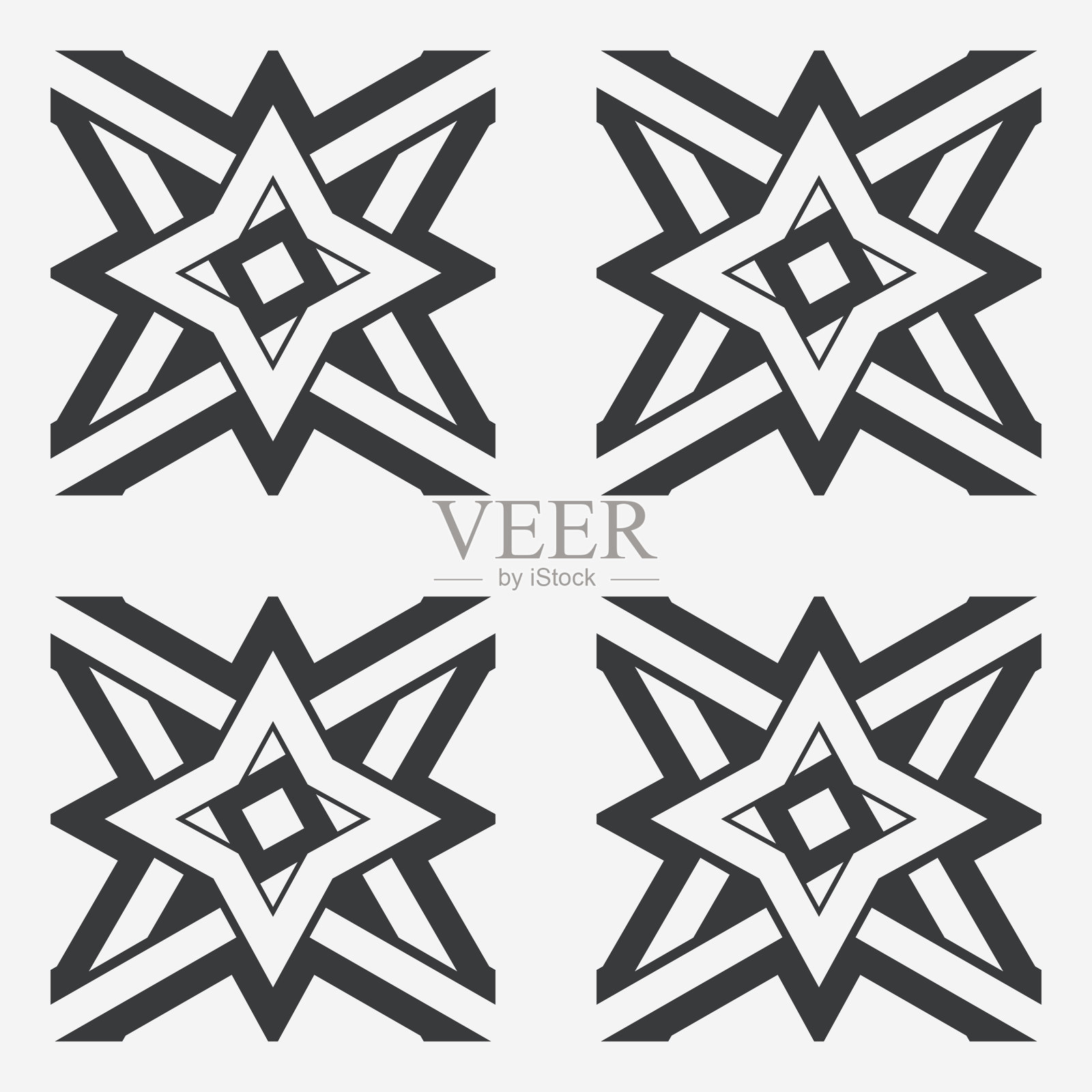 矢量亚洲几何图形插画图片素材