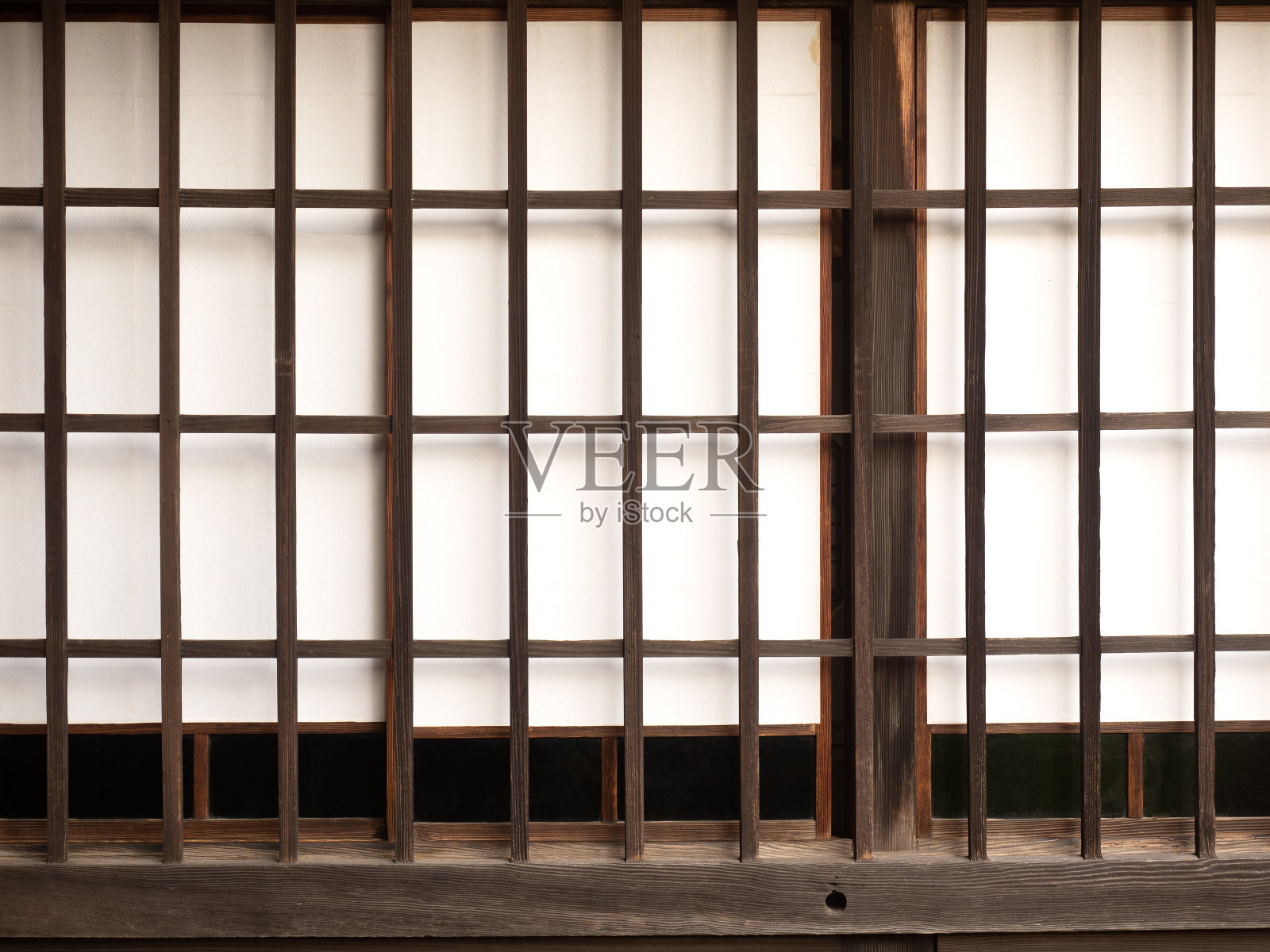 正二的一个老日本房子的门照片摄影图片