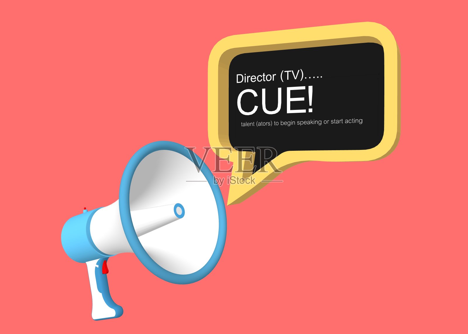 扩音器导演照片摄影图片