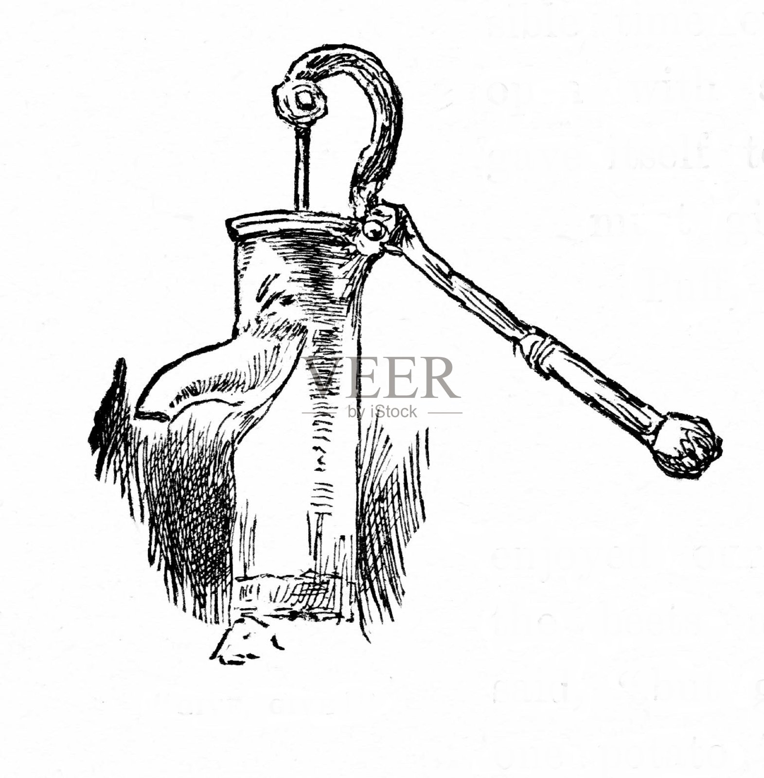 水泵、古董设计元素图片