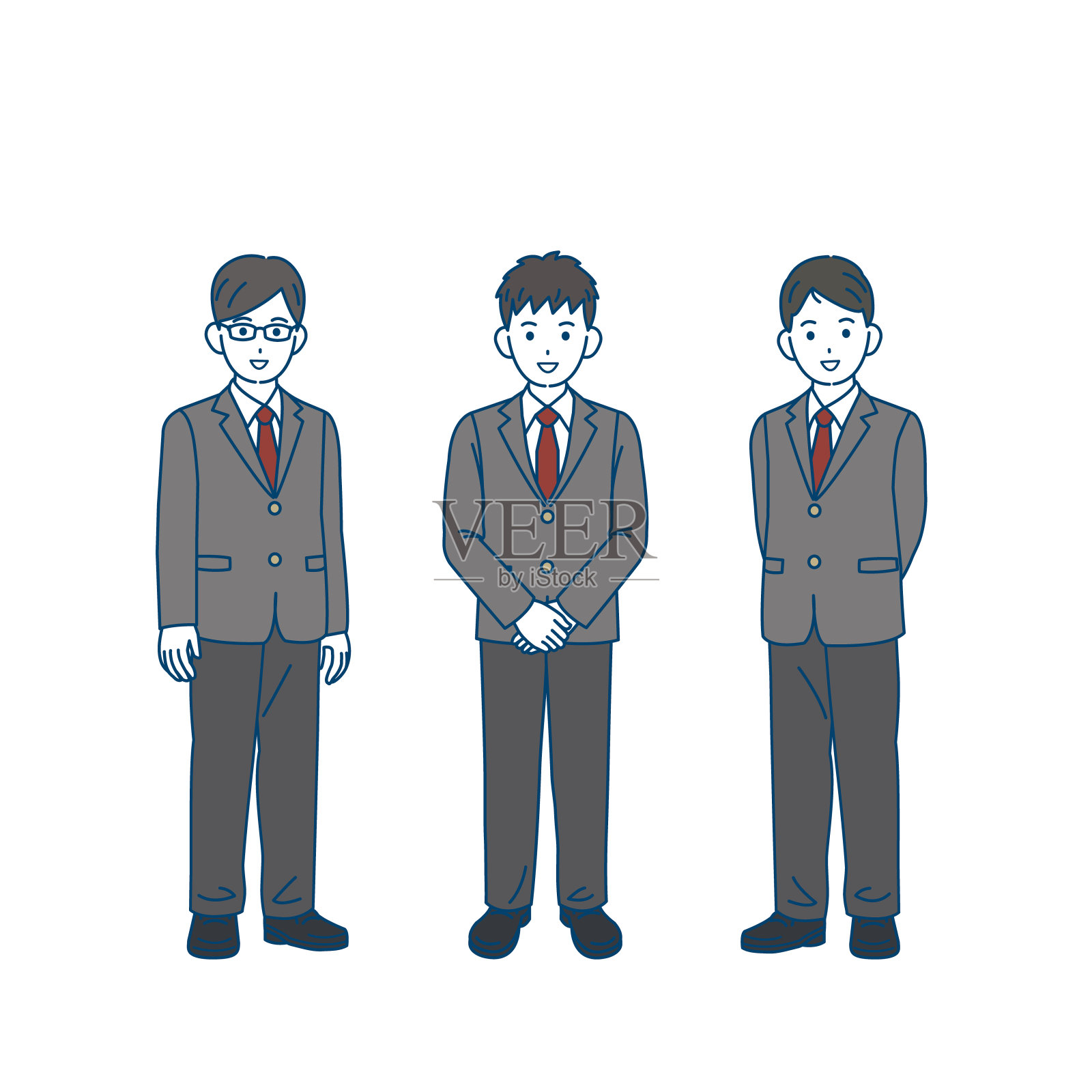 男生插图插画图片素材