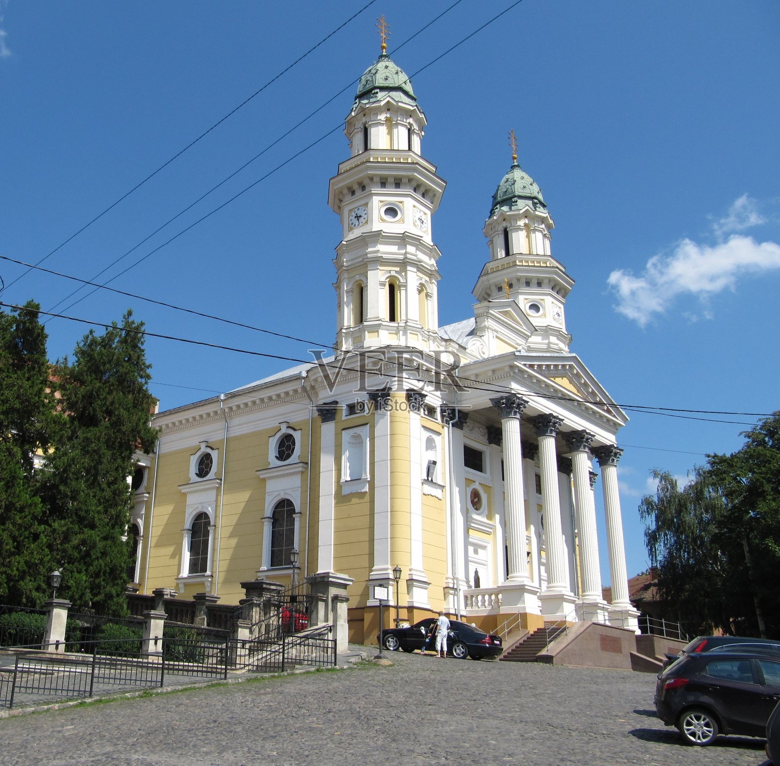 乌日戈罗德的圣十字大教堂照片摄影图片