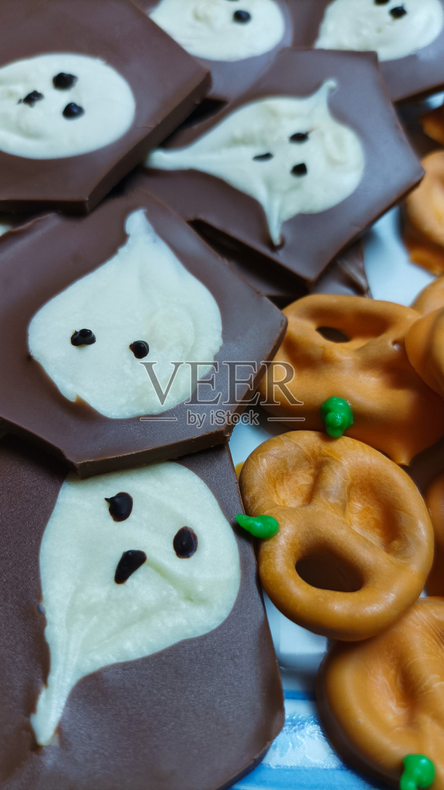 万圣节饼干照片摄影图片