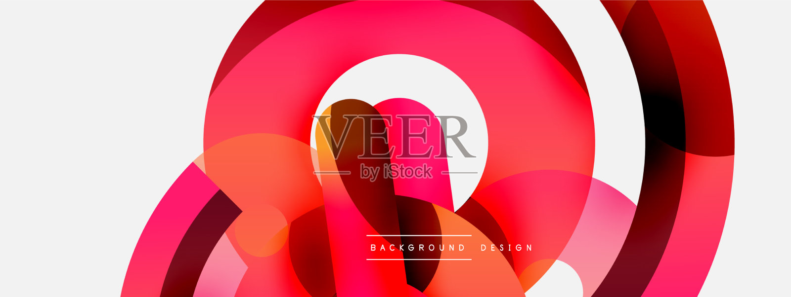 圆形和其他几何形状插画图片素材