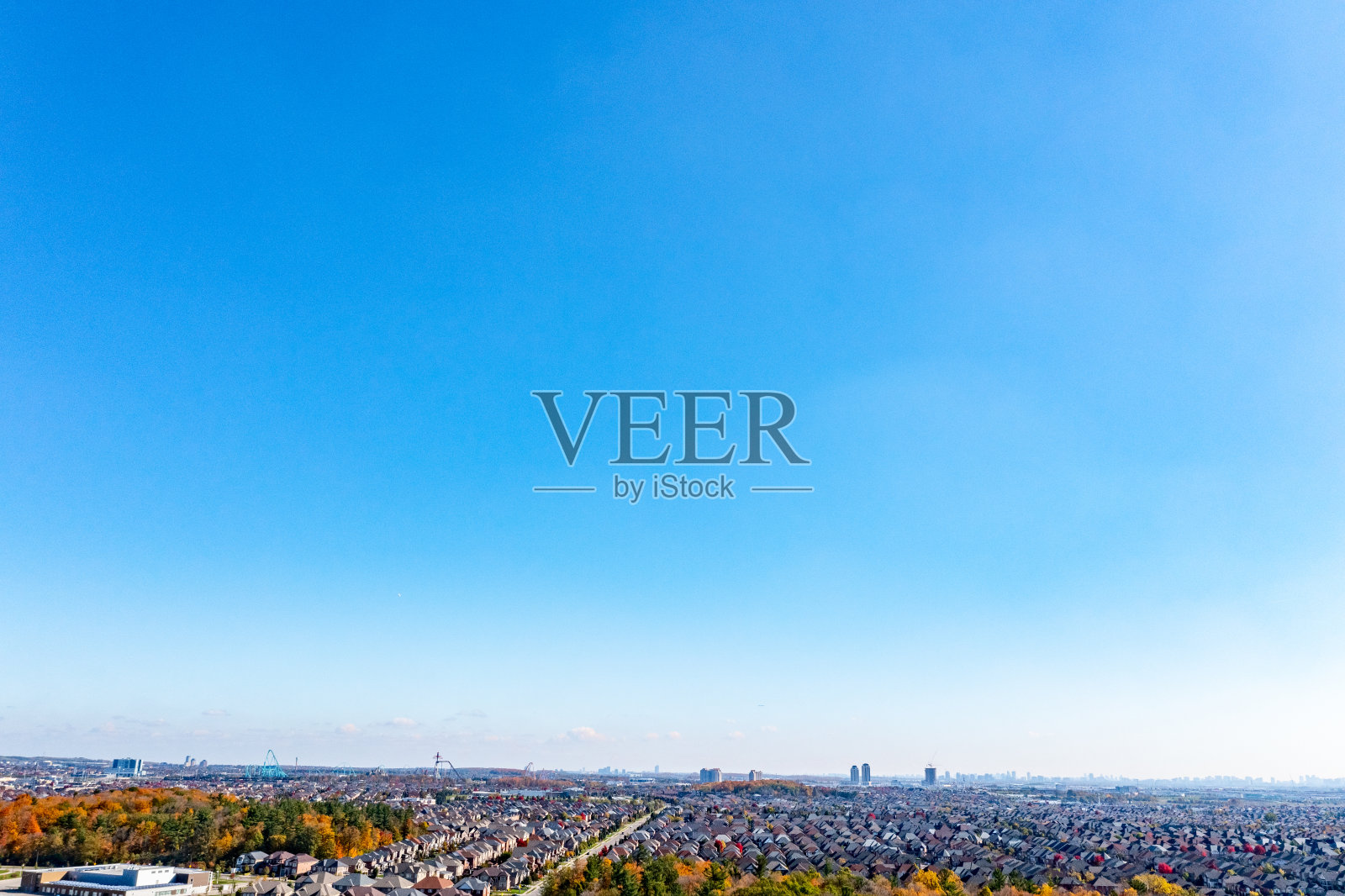 加拿大沃恩，伍德布里奇博士，松树村的Vellore村和Kortright保护中心照片摄影图片