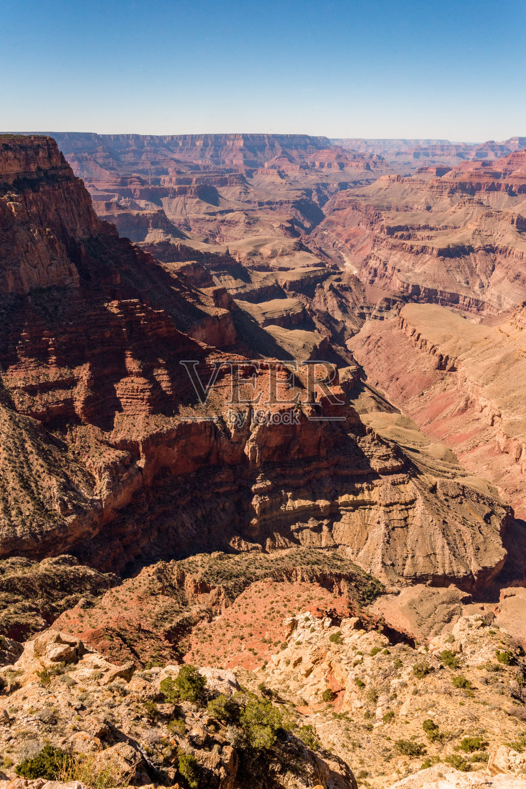 位于亚利桑那州纳瓦霍角的著名大峡谷照片摄影图片