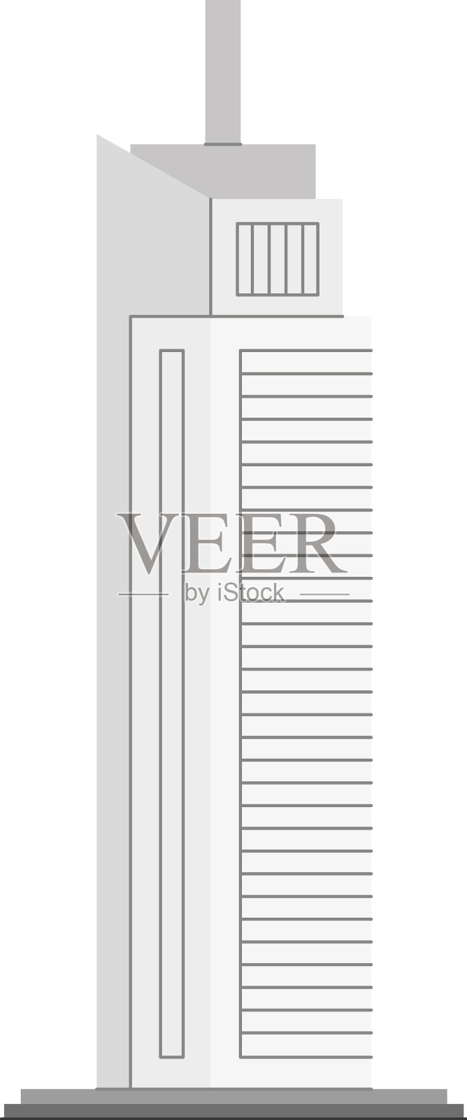 阿联酋大厦卡扬塔插画图片素材