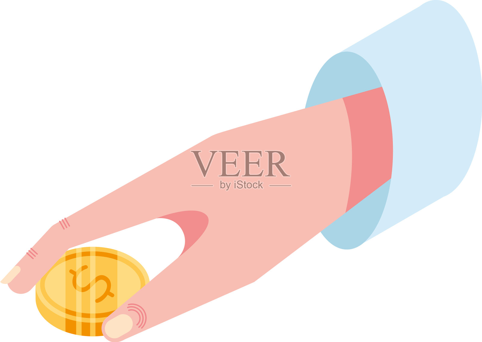 用硬币设计元素图片