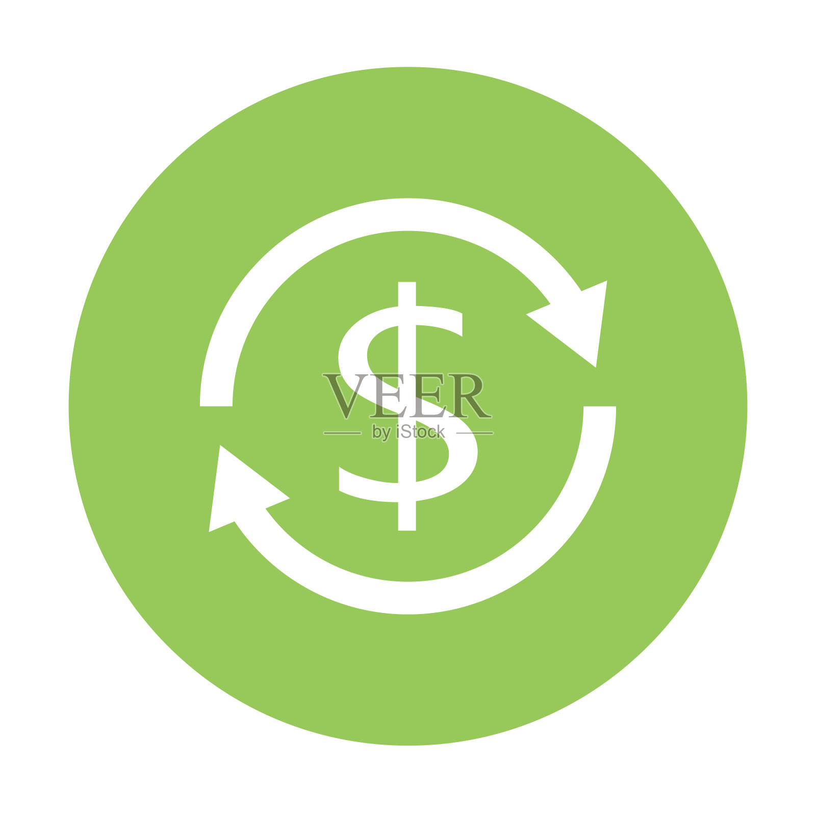 成本回收按钮图标插画图片素材