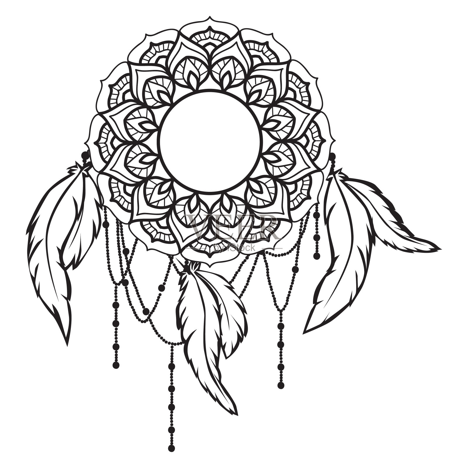 追梦人插画图片素材