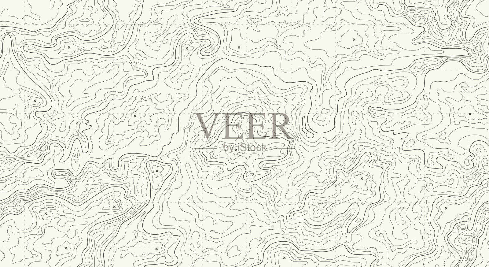 地形图插画图片素材