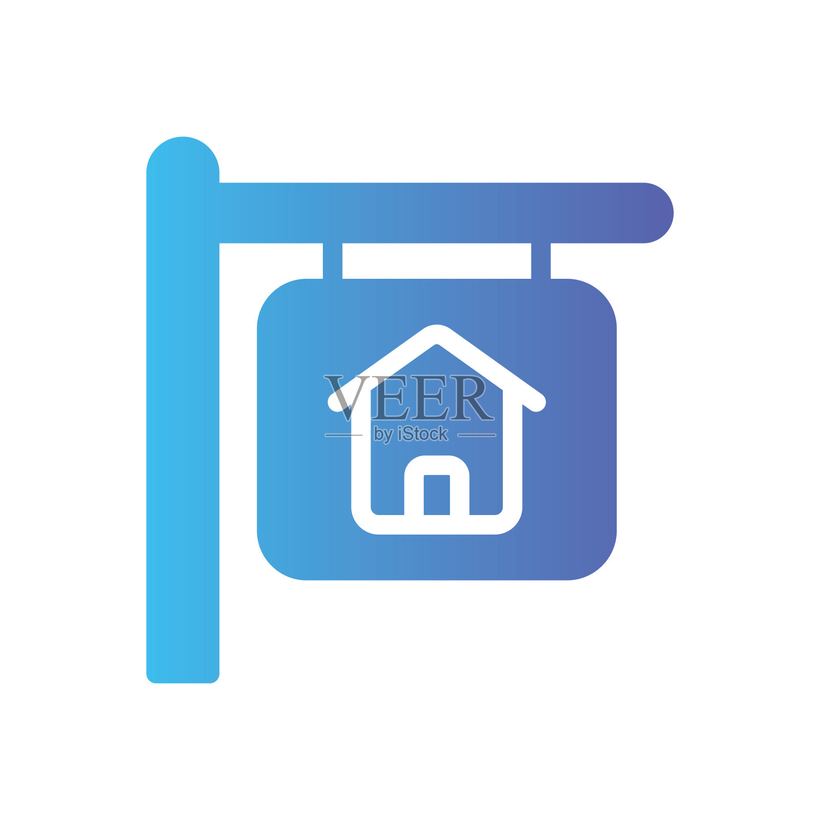 主招牌渐变图标插画图片素材