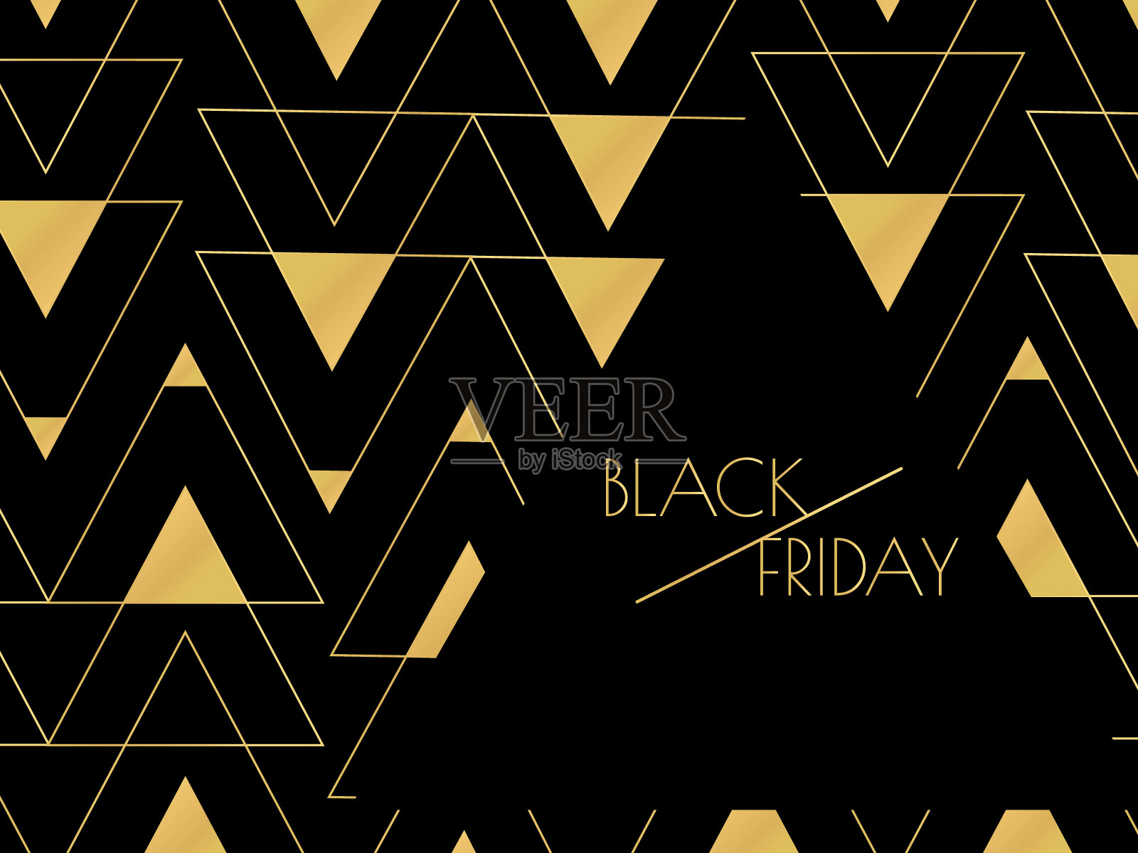 促销线上销售活动。矢量插图。黑色星期五促销横幅。插画图片素材