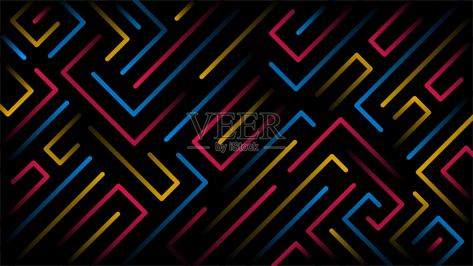 几何抽象背景图案设计插画图片素材