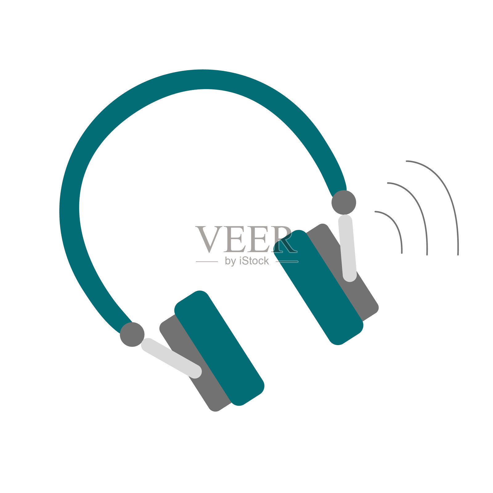 耳机是一种多媒体工具插画图片素材