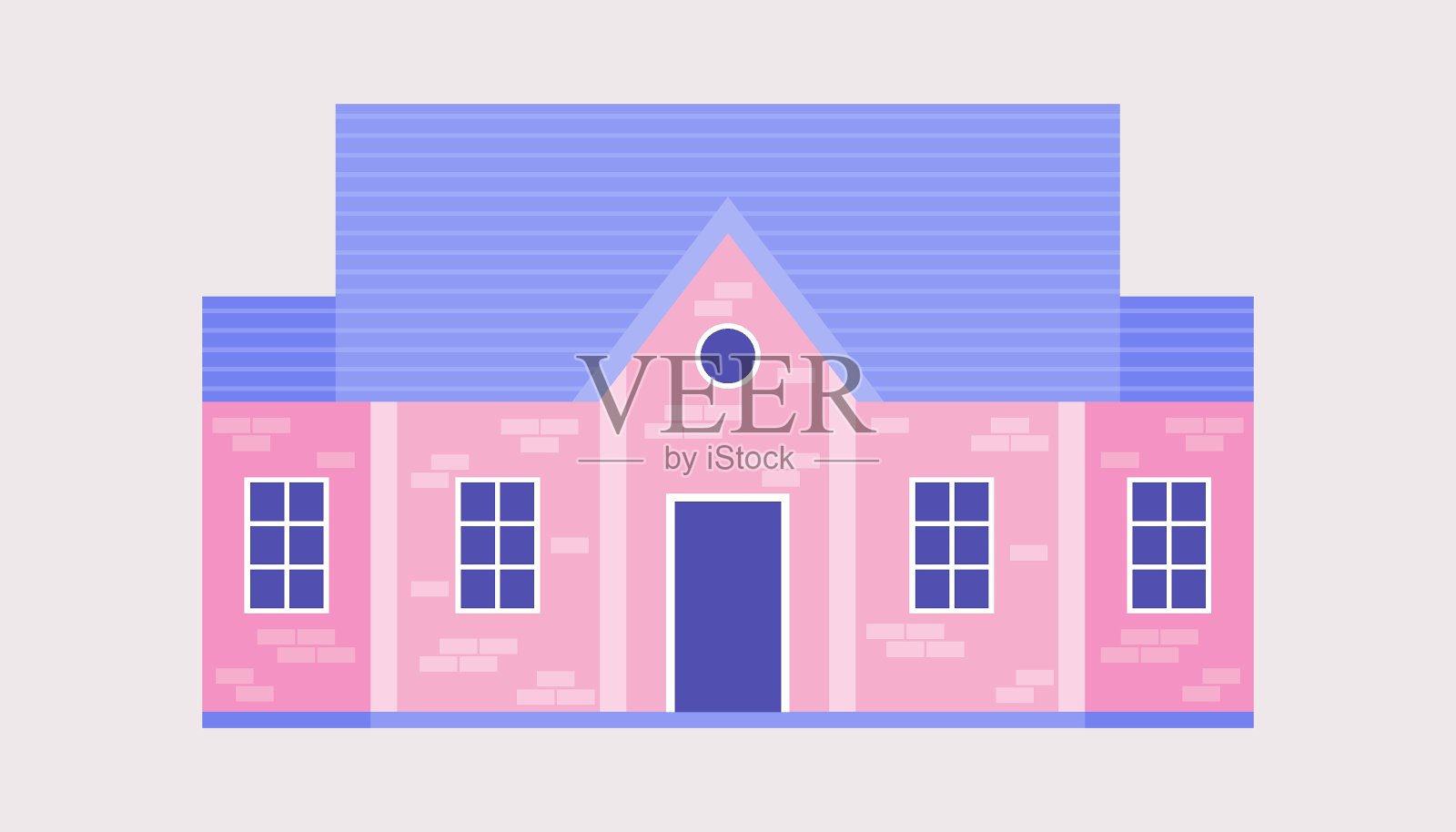 插图的房子设计元素图片